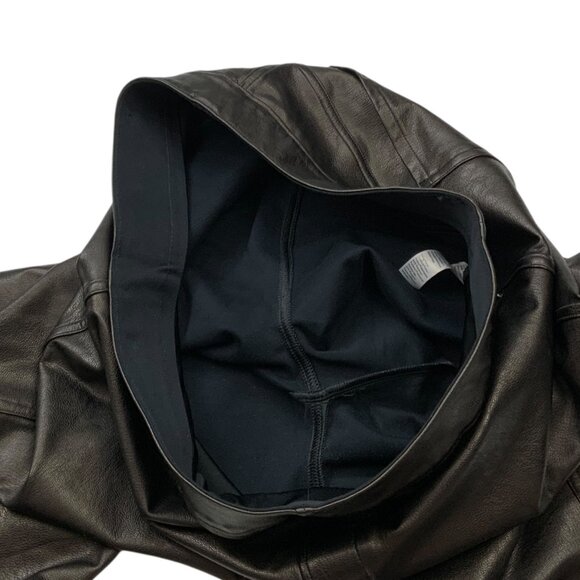 Spanx Faux Leather Like Ankle Skinny Pants XL Noir High Rise Sexy 20282R - Picture 6 of 12